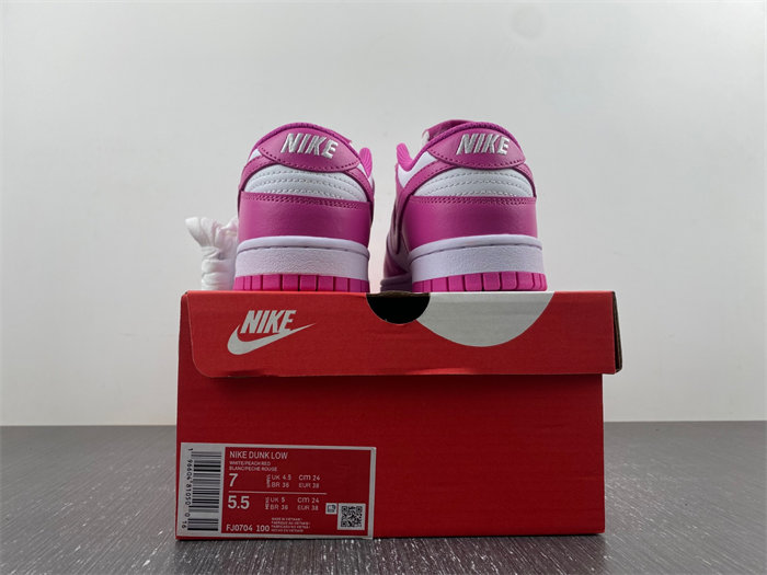 nike dunk low active fuchsia fj0704-100