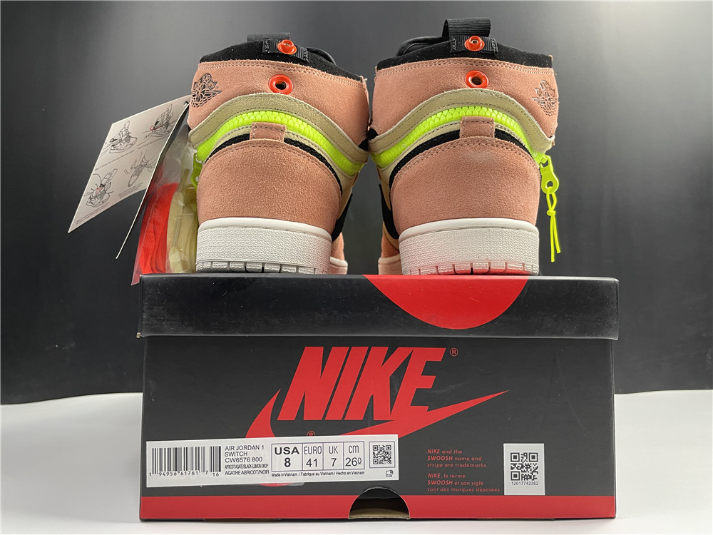 Jordan1 Switch Peach CW6576-800