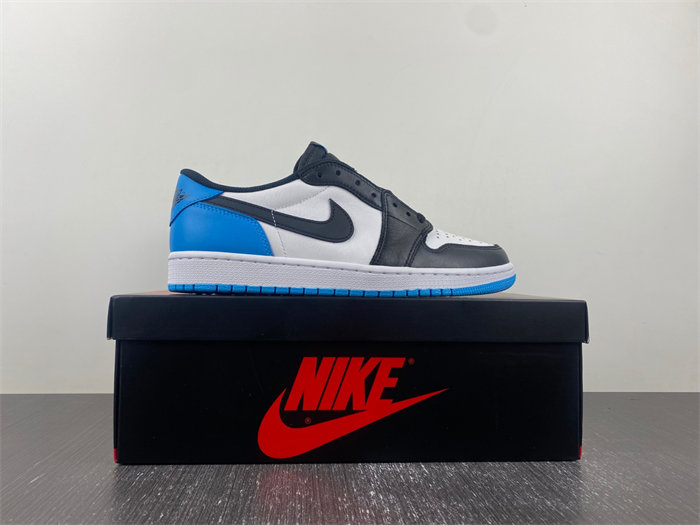 Jordan 1 Retro Low OG Black Dark Powder Blue CZ0790-104