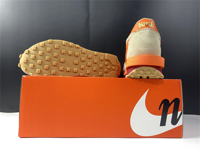 Nike LD Waffle sacai CLOT Kiss of Death Net Orange Blaze