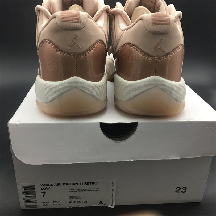 jordan 11 retro low rose gold ah7860-105