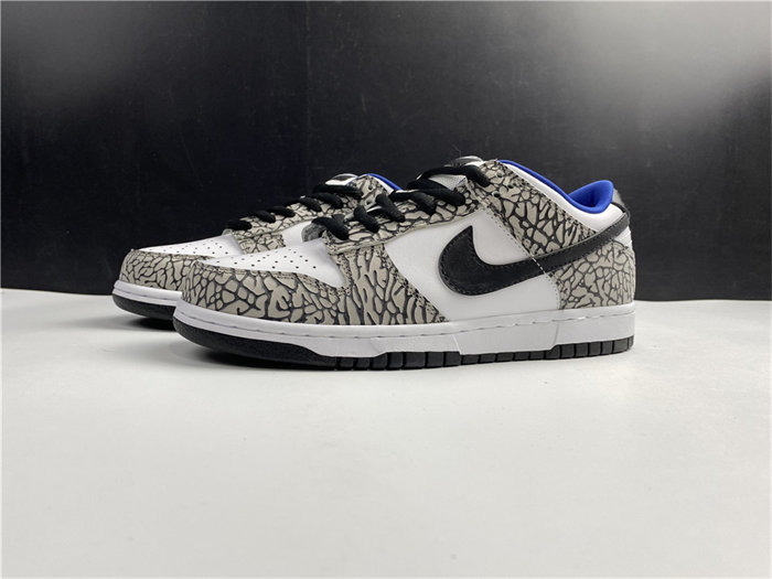 nike dunk sb low supreme white cement 304292-001