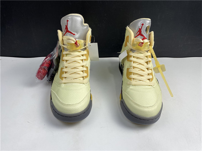 jordan5 off-white sail dh8565-100