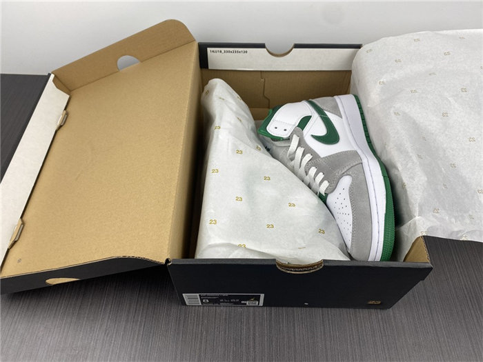 Jordan1 Mid SE Grey Green DC7294-103