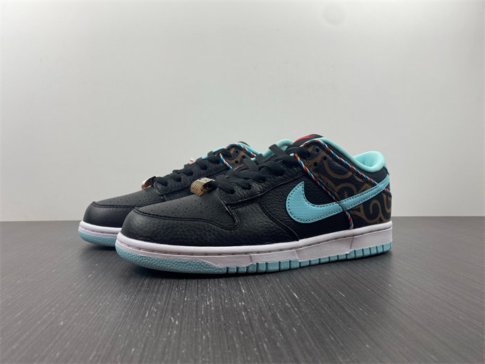 nike dunk low se barber shop black dh7614-001