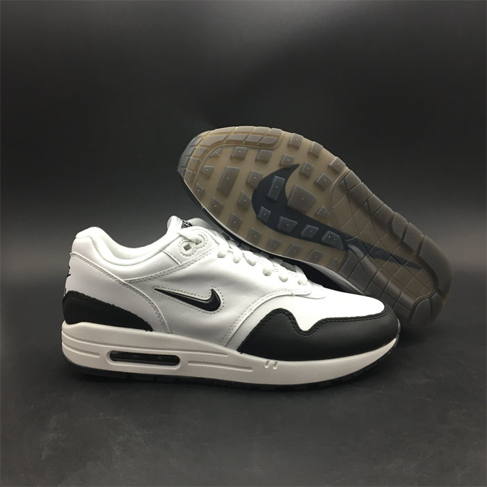 nike air max 1 jewel white black 918354-100