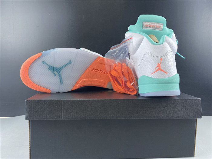 jordan5 light aqua (gs) 440892-100