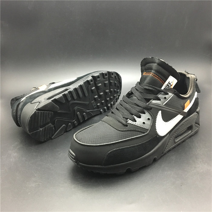 Nike Air Max 90 OFF-WHITE Black  AA7293-001