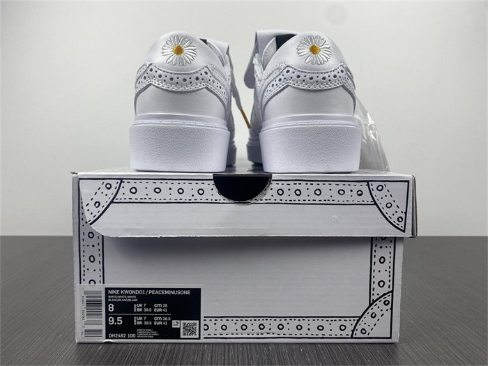 nike kwondo 1 g-dragon peaceminusone triple white