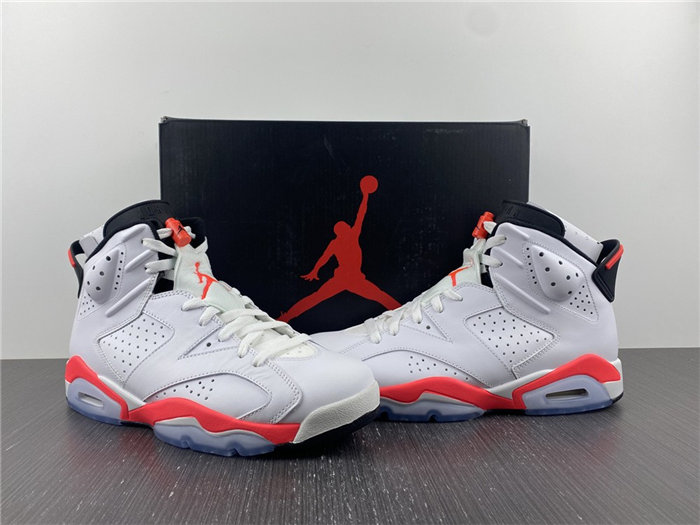 jordan 6 retro infrared white 384664-123