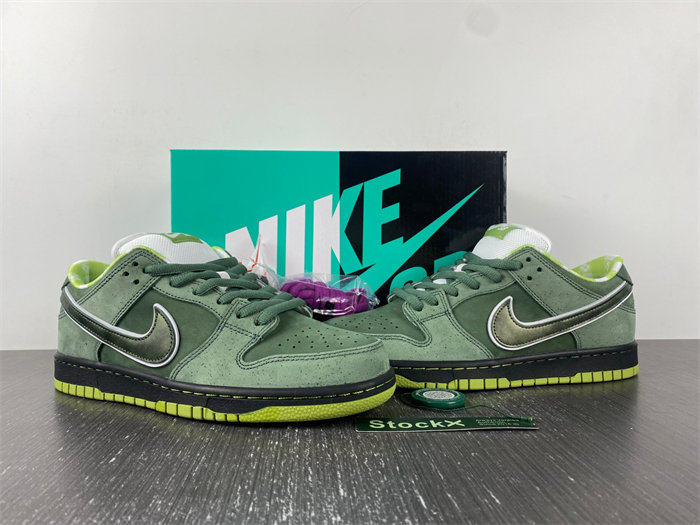 nike sb dunk low concepts green lobster bv1310-337