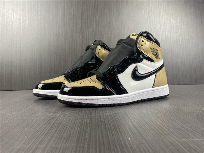 jordan1 retro nrg patent gold toe 861428-007