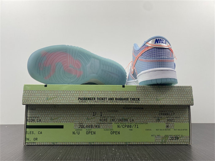 Nike Dunk Low Union Passport Pack Argon DJ9649-400