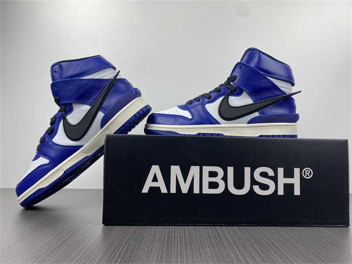 nike dunk high ambush deep royal cu7544-400