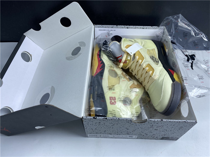 jordan5 off-white sail dh8565-100