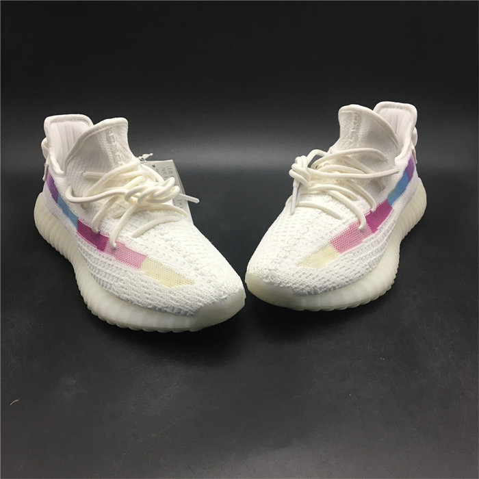 Ad*s yeezy boost 350 v2 white rainbow fg7962