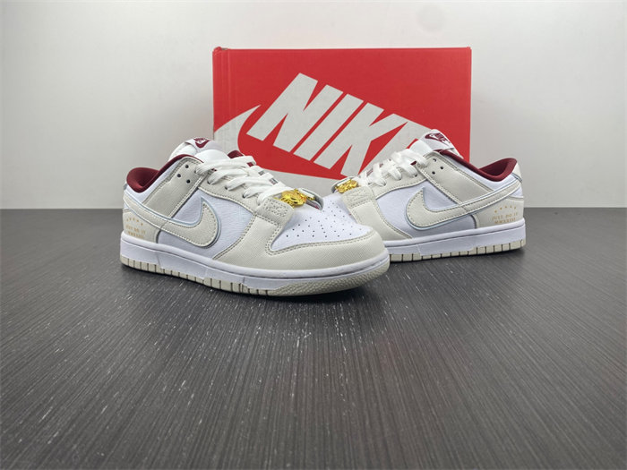 nike dunk low se just do it white phantom dv1160-100