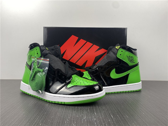 jordan1 black green 555088-030