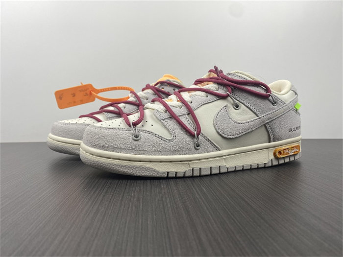 nike dunk low off-white lot 35 dj0950-114