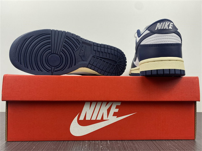 nike dunk low vintage navy dd1503-115