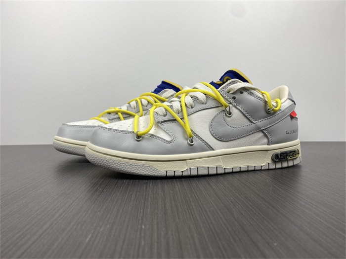 nike dunk low off-white lot 27 dm1602-120