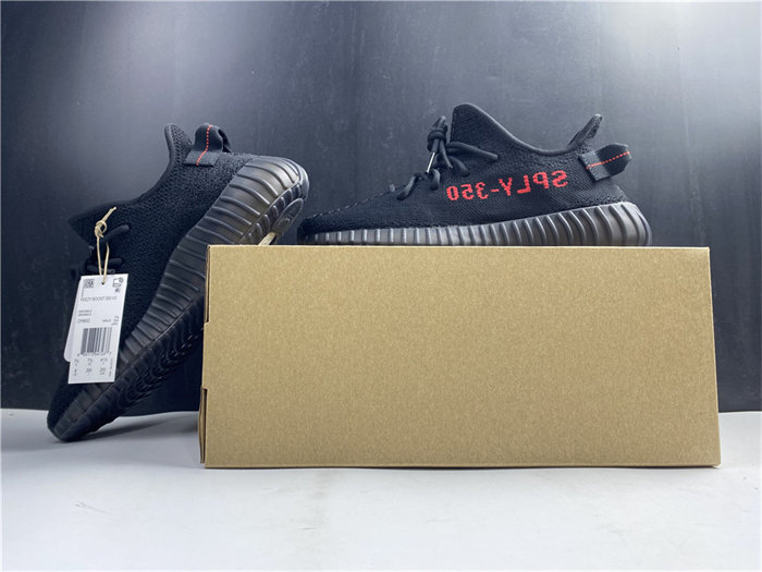 yeezy boost 350 v2 black red cp9652