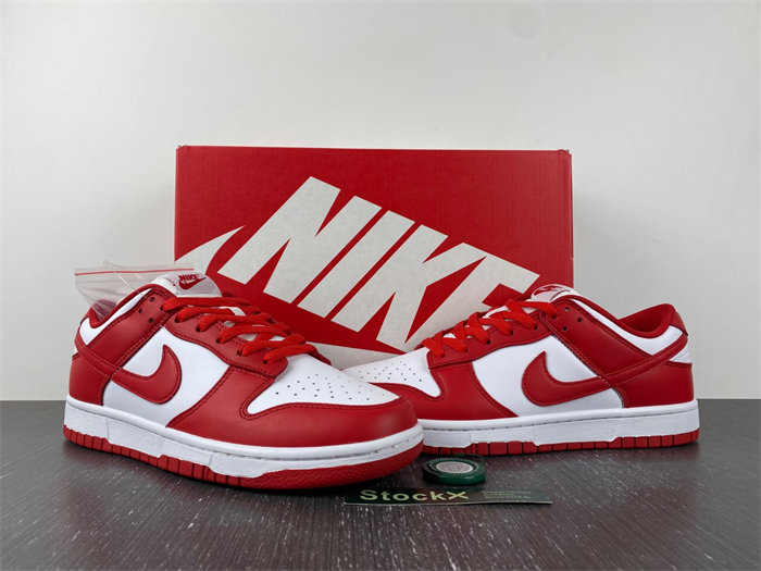 nike dunk low university red cu1727-100