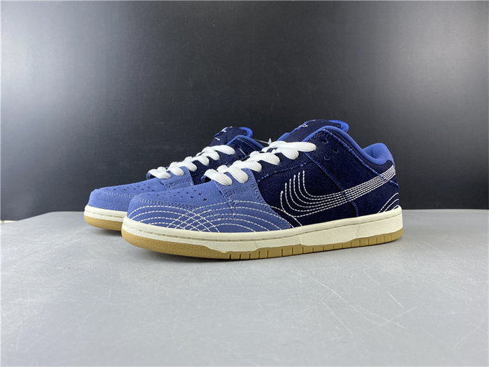 nike sb dunk low denim sashiko cv0316-400