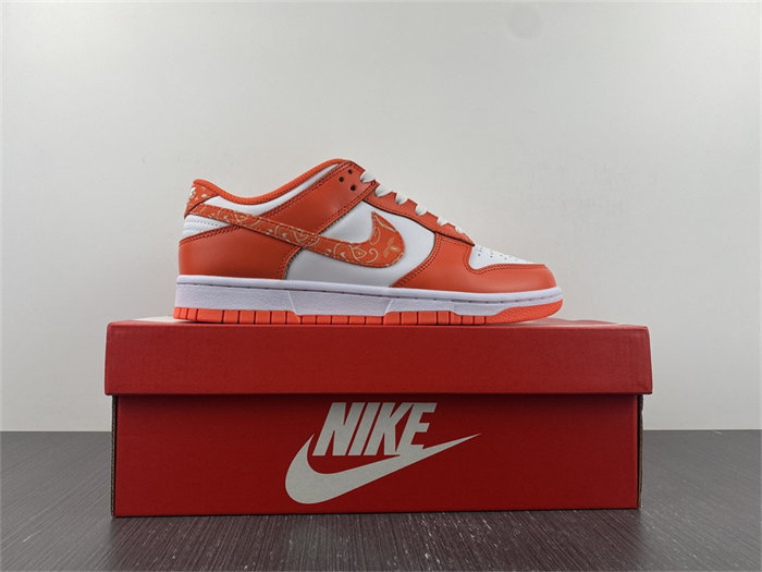 nike dunk low essential paisley pack orange dh4401-103