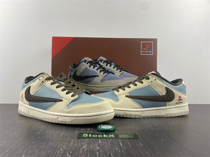 nike dunk lowtravis scott x playstation cu1726-800