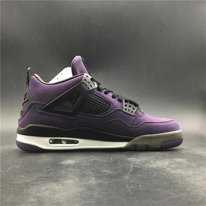 Jordan4 Travis Scott Purple (Friends and Family) 766296 LN4