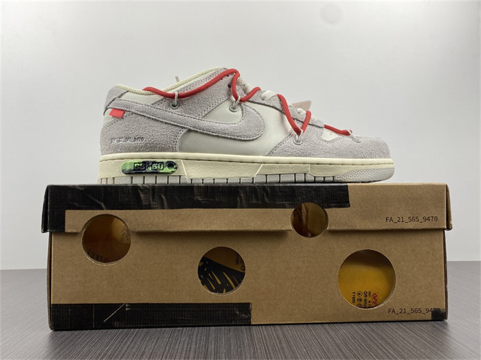 nike dunk low off-white lot 33 dj0950-118