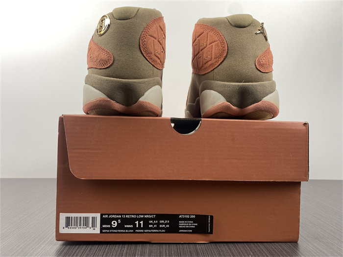 jordan 13 retro low clot sepia stone at3102-200