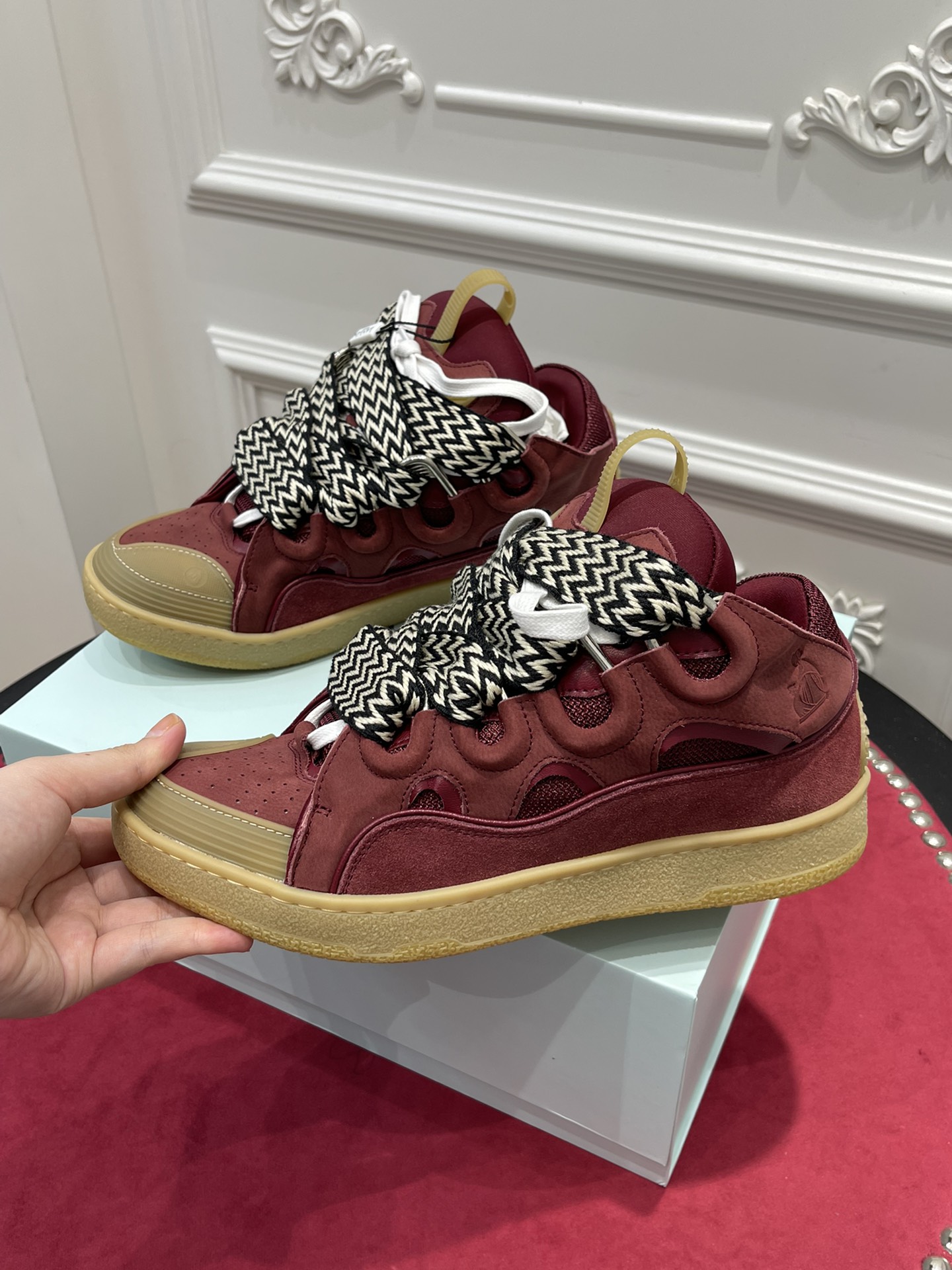 Lanvin Curb Sneaker FW-SKDK02-DRA2-A2139