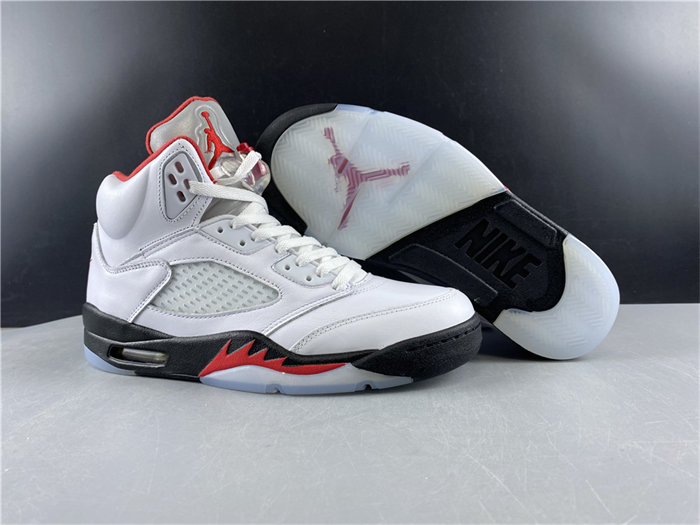 jordan5 fire red silver tongue da1911-102