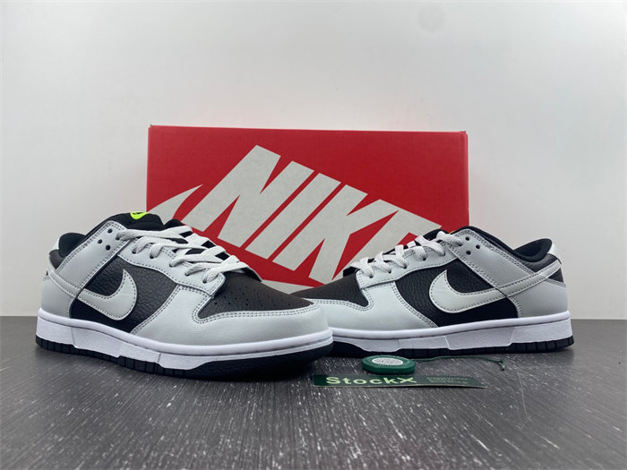 nike dunk low grey panda volt fd9756-001