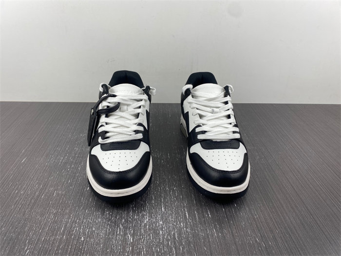 OFF-WHITE Out Of Office OOO Low Tops White Black White OMIA189C99LEA0041004