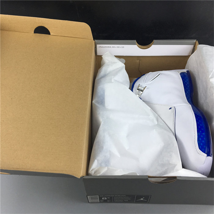 Jordan 18 Retro White Sport Royal AA2494-106