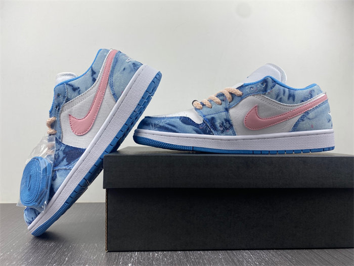 jordan 1 low washed denim dm8947-100