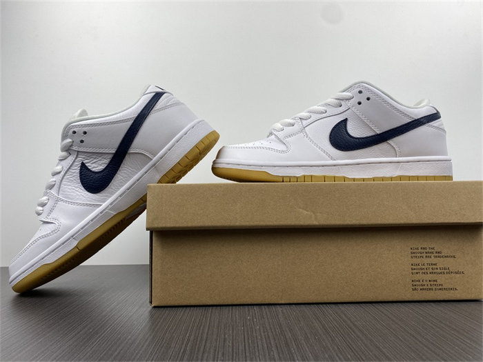 Nike SB Dunk Low Orange Label White Navy CZ2249-100