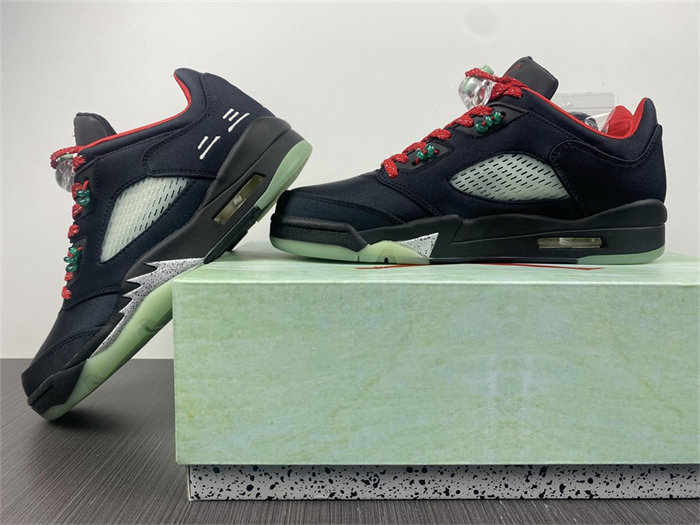 jordan5 low clot jade dm4640-036