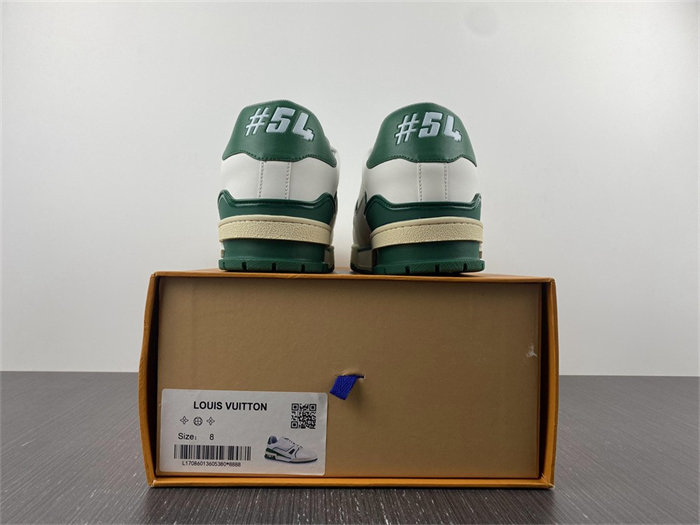 L**V Trainer Sneaker Low White Green 1A54HM