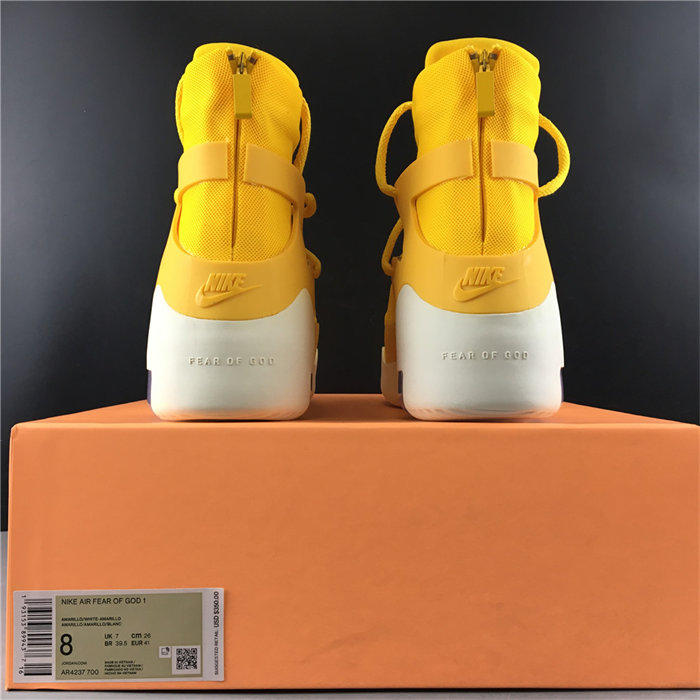 Nike Air Fear Of God 1 Yellow  AR4237-700