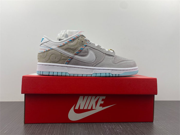 nike dunk low se barber shop grey dh7614-500