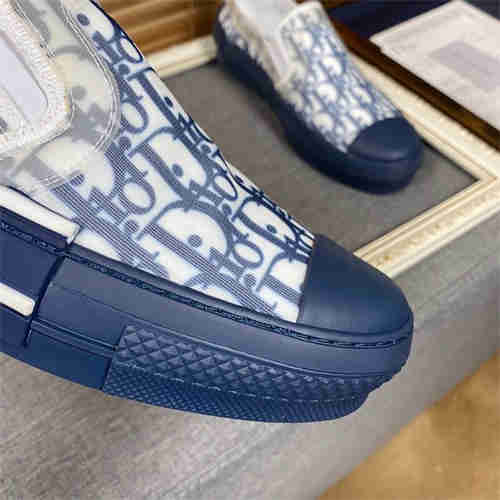 D***R B23 LOW TOP OBLIQUE SNEAKER BLUE