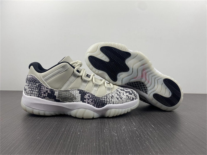 jordan 11 retro low snake light bone cd6846-002