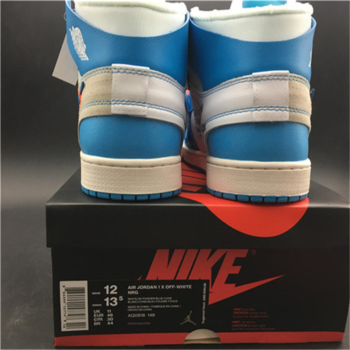 Jordan1 Retro Off-White University Blue AQ0818-148