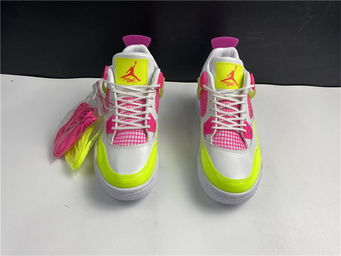 jordan4 white lemon pink cv7808-100