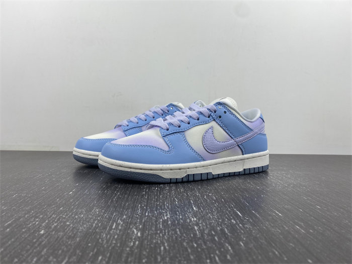 nike dunk low blue airbrush canvas fn0323-400