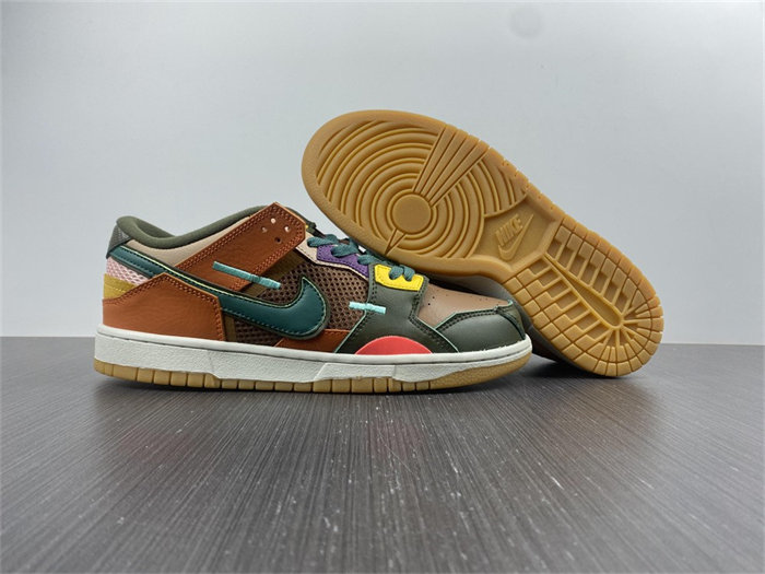 nike dunk low scrap archeo brown db0500-200